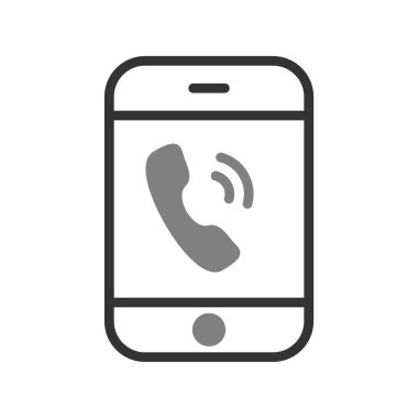 Telefonumu bul. Web simgesi basit illüstrasyon