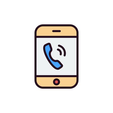 Telefonumu bul. Web simgesi basit illüstrasyon