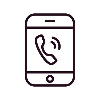 Telefonumu bul. Web simgesi basit illüstrasyon