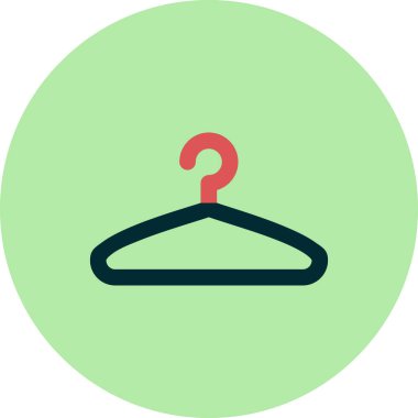 Askı simgesinin vektör illüstrasyonu