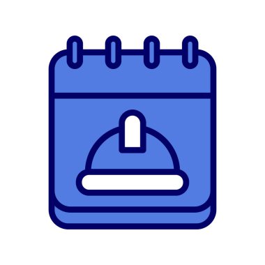 Modern İşçi Bayramı simgesinin vektör illüstrasyonu