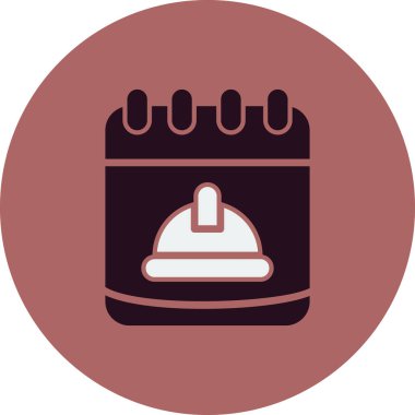 Modern İşçi Bayramı simgesinin vektör illüstrasyonu