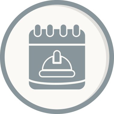 Modern İşçi Bayramı simgesinin vektör illüstrasyonu