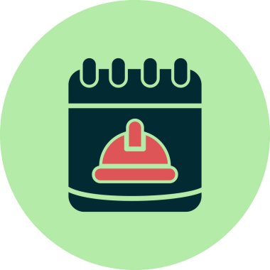 Modern İşçi Bayramı simgesinin vektör illüstrasyonu