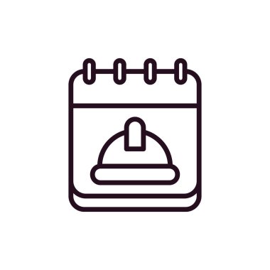 Modern İşçi Bayramı simgesinin vektör illüstrasyonu