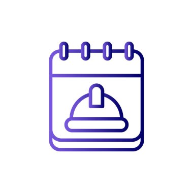 Modern İşçi Bayramı simgesinin vektör illüstrasyonu