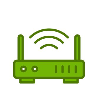 Modem. Web simgesi basit tasarım 