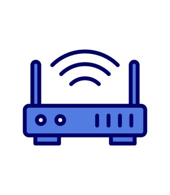 Modem. Web simgesi basit tasarım 