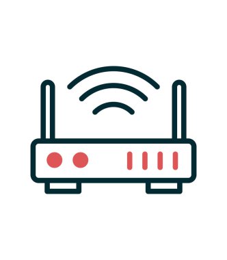 Modem. Web simgesi basit tasarım 