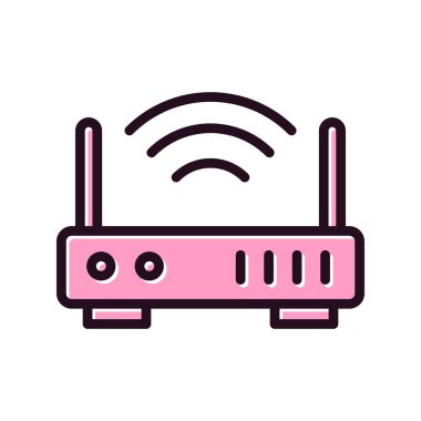 Modem. Web simgesi basit tasarım 