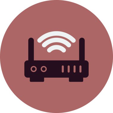 Modem. Web simgesi basit tasarım 