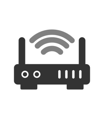 Modem. Web simgesi basit tasarım 