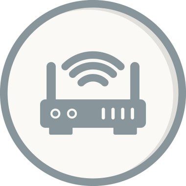 Modem. Web simgesi basit tasarım 