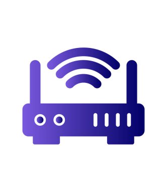 Modem. Web simgesi basit tasarım 