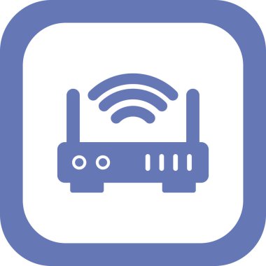 Modem. Web simgesi basit tasarım 