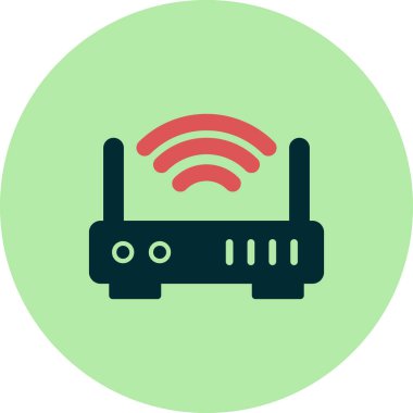 Modem. Web simgesi basit tasarım 