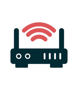 Modem. Web simgesi basit tasarım 