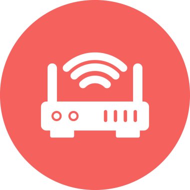 Modem. Web simgesi basit tasarım 