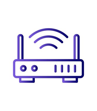 Modem. Web simgesi basit tasarım 