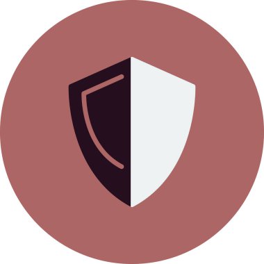 kalkan vektör çizim çizgisi simgesi