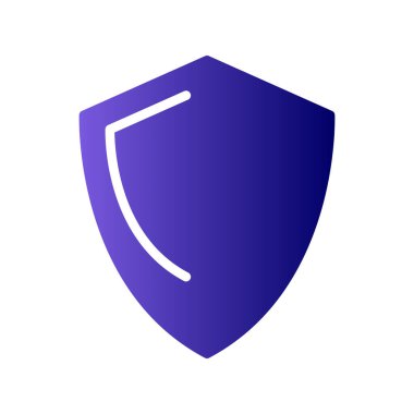 kalkan ikon vektör illüstrasyonu