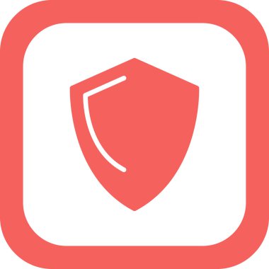 kalkan simgesi, vektör illüstrasyonu