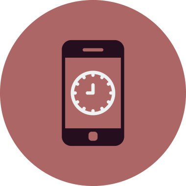 akıllı telefon, basit vektör illüstrasyon tasarımı