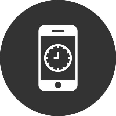 akıllı telefon, basit vektör illüstrasyon tasarımı