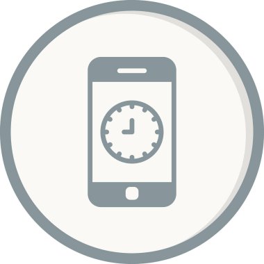 akıllı telefon, basit vektör illüstrasyon tasarımı