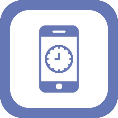 akıllı telefon, basit vektör illüstrasyon tasarımı