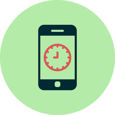 akıllı telefon, basit vektör illüstrasyon tasarımı