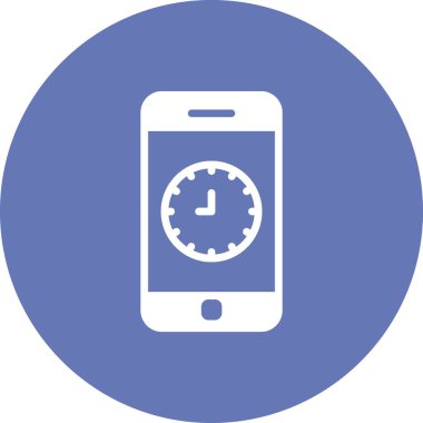 akıllı telefon, basit vektör illüstrasyon tasarımı