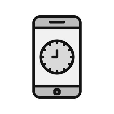 akıllı telefon, basit vektör illüstrasyon tasarımı