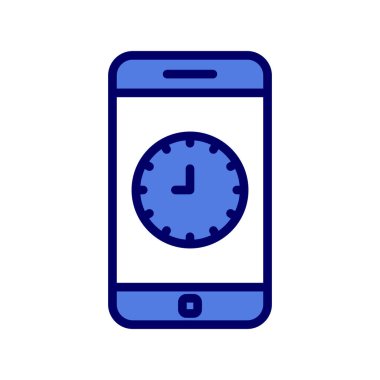 akıllı telefon, basit vektör illüstrasyon tasarımı