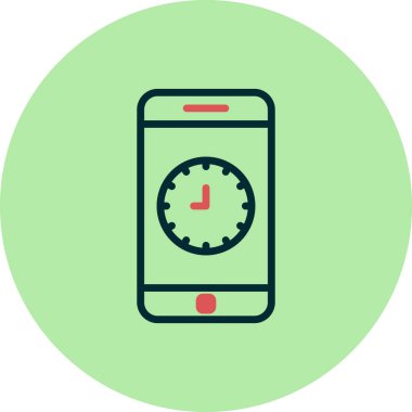 akıllı telefon, basit vektör illüstrasyon tasarımı