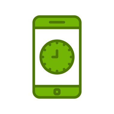 akıllı telefon, basit vektör illüstrasyon tasarımı