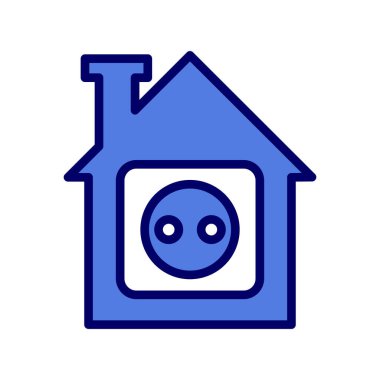 ev simgesi vektör illüstrasyonu