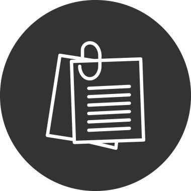 Notlar, basit vektör illüstrasyon tasarımı