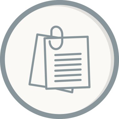 Notlar, basit vektör illüstrasyon tasarımı