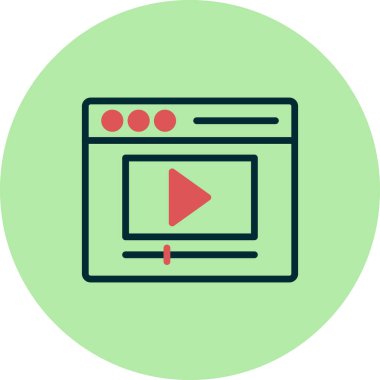 seo modern simgesinin vektör illüstrasyonu