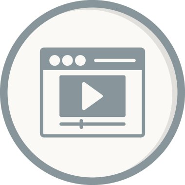 Medya Oynatıcı. Web simgesi