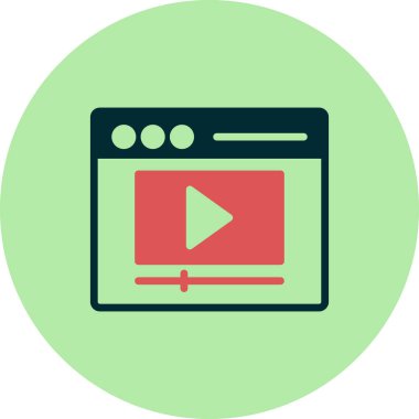 seo modern simgesinin vektör illüstrasyonu