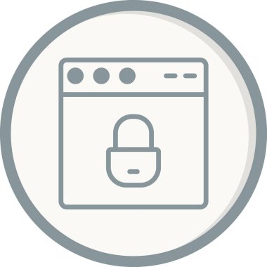 Web tarayıcı, basit vektör illüstrasyon tasarımı