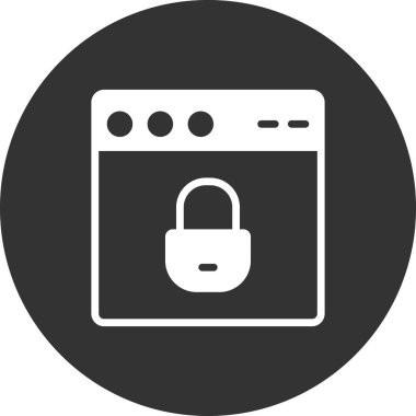 Web tarayıcı, basit vektör illüstrasyon tasarımı