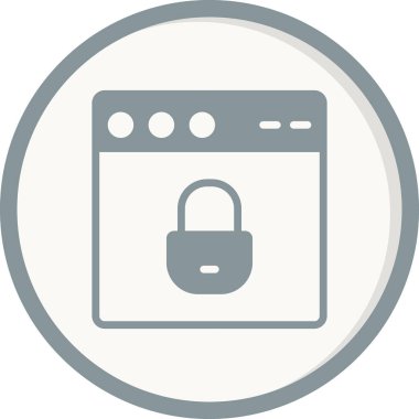 Web tarayıcı, basit vektör illüstrasyon tasarımı