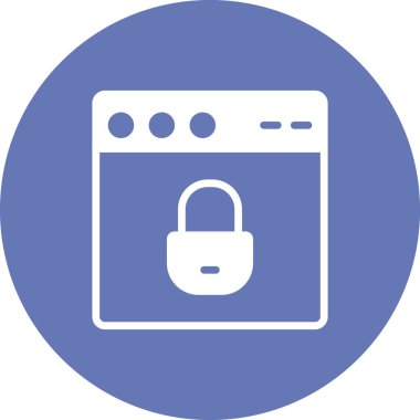 Web tarayıcı, basit vektör illüstrasyon tasarımı