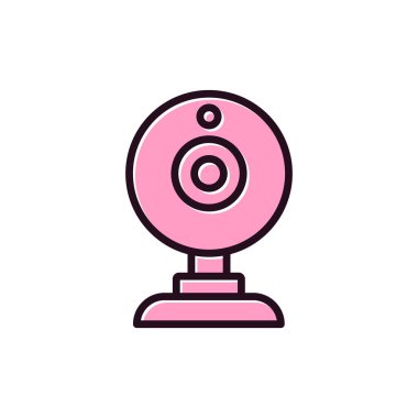 Webcam simge vektör çizim