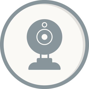 Web kamerası. Web simgesi basit tasarım