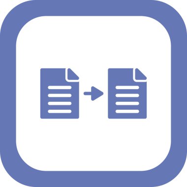 Dosya simgesinin vektör illüstrasyonu