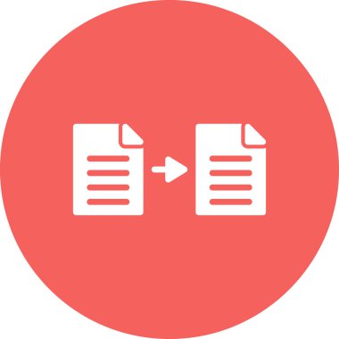 Dosya simgesinin vektör illüstrasyonu